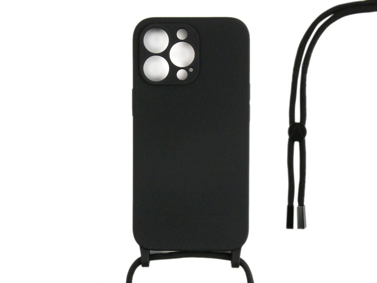 Rixus For iPhone 14 Pro Max TPU Necklace Cord Cover