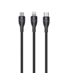 Rixus RXUC23 2-für-3 Schnellladekabel