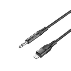 Rixus RXMU35L AUX-zu-Lightning geflochtenes Audio-Kabel 120 CM