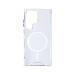 Rixus für Samsung Galaxy S24 Ultra 5G S928B Crystal Anti-Schock TPU mit MagSafe