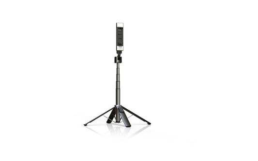 Rixus RXSF08 Aluminum High Quality Selfie Stick With Double Led Light