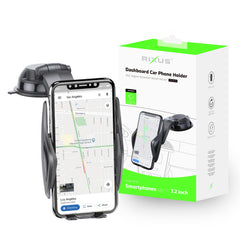 Rixus RXHM15 Adjustable Smartphone Holder With Suction Cup