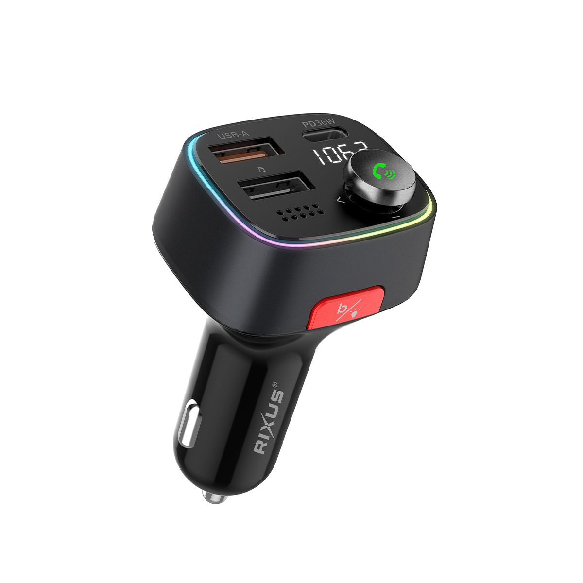 Rixus RXBT28 Auto-FM-Bluetooth-Transmitter