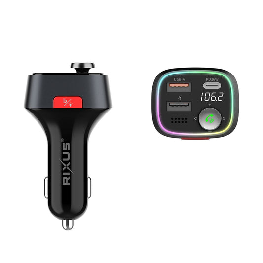 Rixus RXBT28 Car FM Bluetooth Transmitter