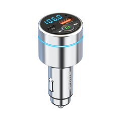 Rixus RXBT40 Vollmetall-Auto-FM-Transmitter Bluetooth 5.3