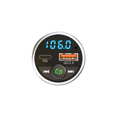 Rixus RXBT40 Vollmetall-Auto-FM-Transmitter Bluetooth 5.3