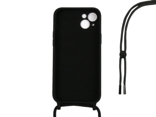 Rixus TPU Necklace Cord Cover For Apple iPhone 15 Plus