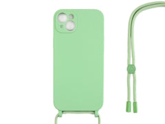 Rixus TPU Halskettenhülle für Apple iPhone 15 Plus Matcha
