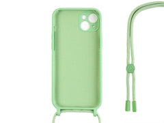 Rixus TPU Halskettenhülle für Apple iPhone 15 Plus Matcha