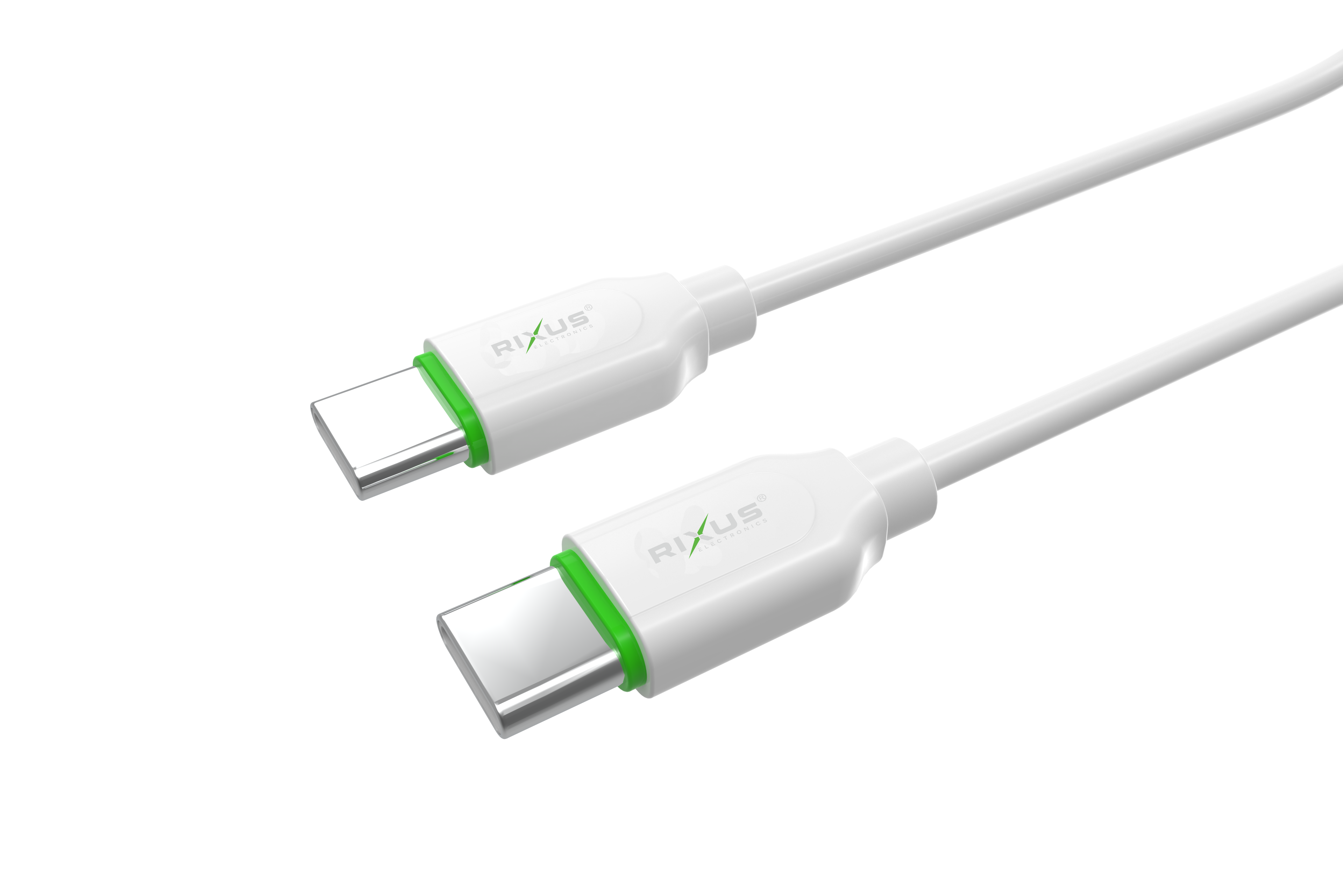 Rixus RX2015 Data Sync And Fast Charge Cable Type-C to Type-C