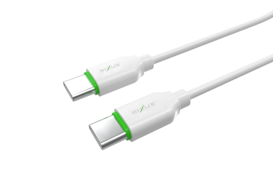 Rixus RX2015 Data Sync And Fast Charge Cable Type-C to Type-C