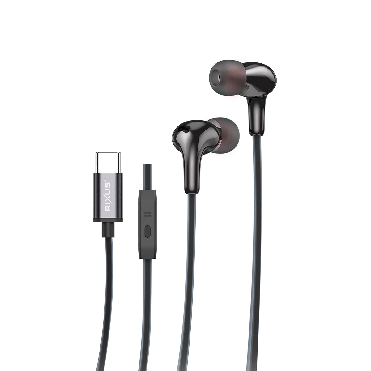 Rixus RXHD27C Stereo In-Ear Typ-C kabelgebundener Kopfhörer