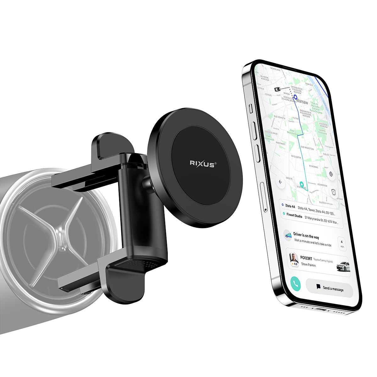 Rixus RXHM33 Universal Magnetic Car Vent Holder