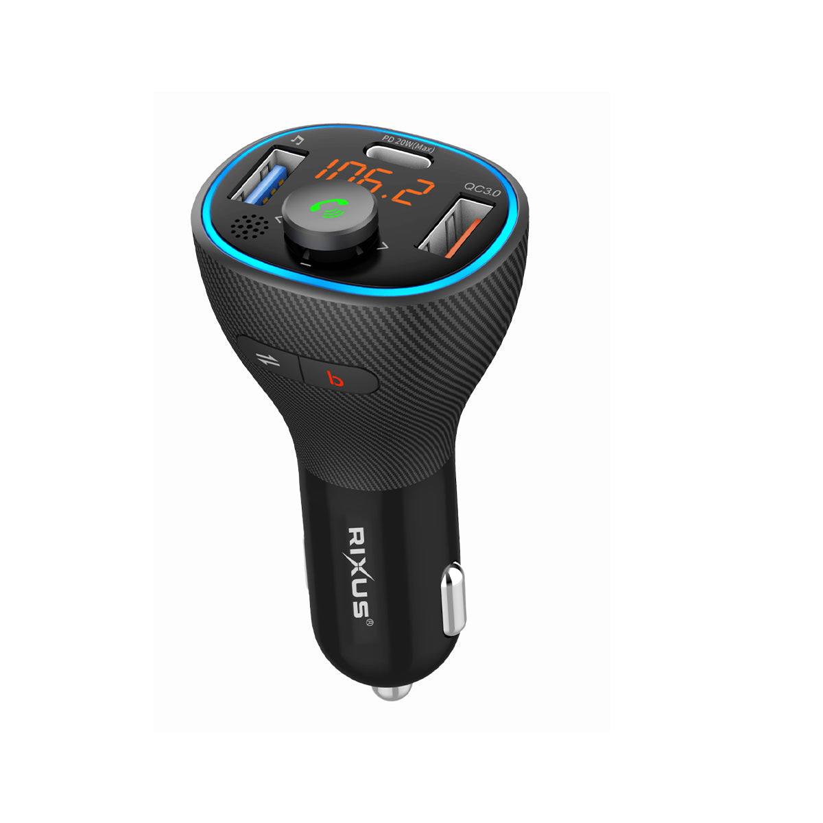 Rixus RXBT22 Auto-FM-Bluetooth-Transmitter