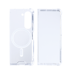Rixus Magnetic Clear Case TPU für Samsung Galaxy Z Fold5