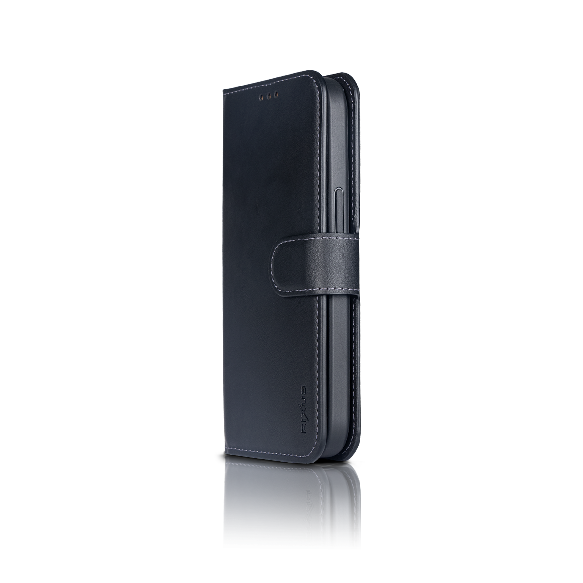 Rixus For iPhone 13 Pro Duo Magnetic Detachable Wallet