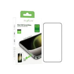 Rixus HD Full Curved Edge Gehärtetes Glas für Samsung Galaxy A15 4G A155F, A15 5G A156B