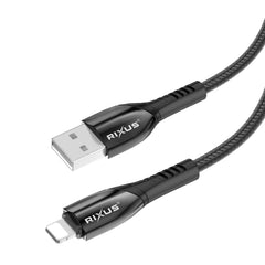 Rixus RXUC30AL Legiertes USB-zu-Lightning-Datenkabel Metall