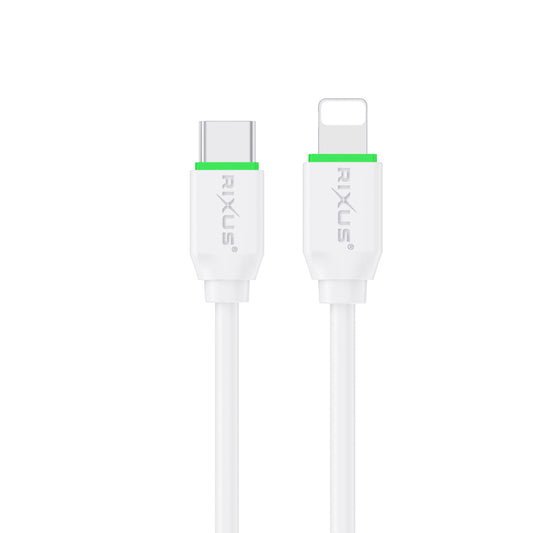 Rixus RXUC13L Fast Charging Cable USB-C To Lightning