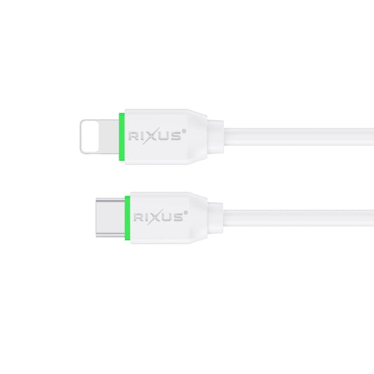 Rixus RXUC13L Fast Charging Cable USB-C To Lightning