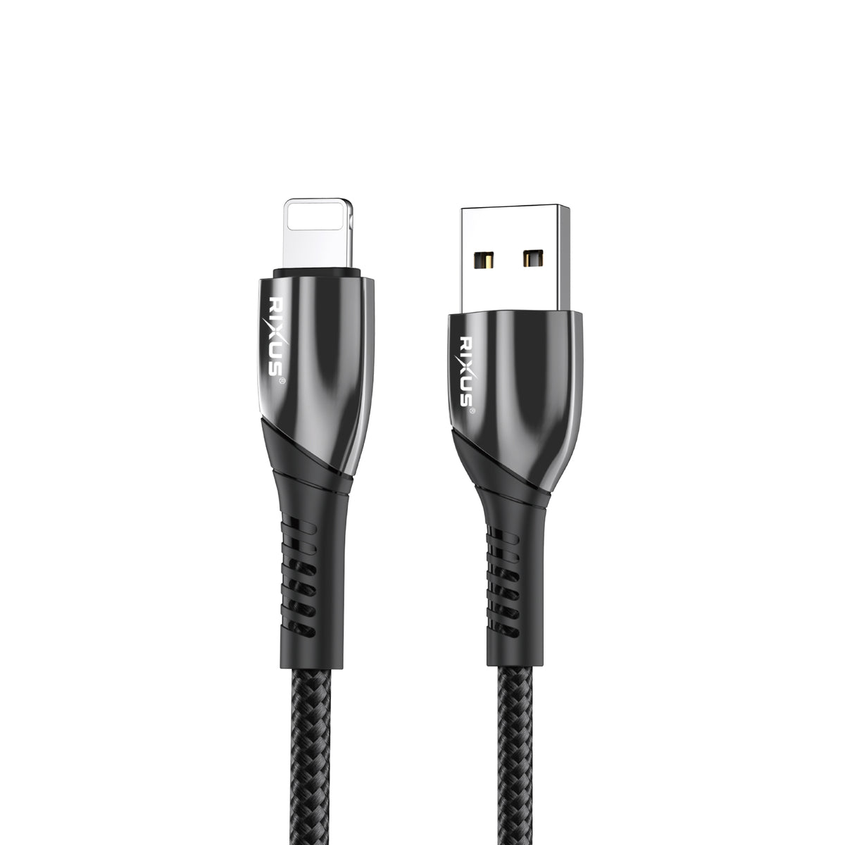 Rixus RXUC37AL Charging Cable USB-A To Lightning Nylon