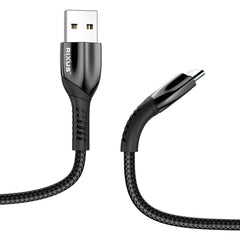Rixus RXUC38AC Ladekabel USB-A auf USB-C geflochtenes Nylon