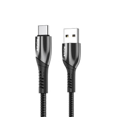 Rixus RXUC39AC Ladekabel USB-A auf USB-C geflochtenes Nylon