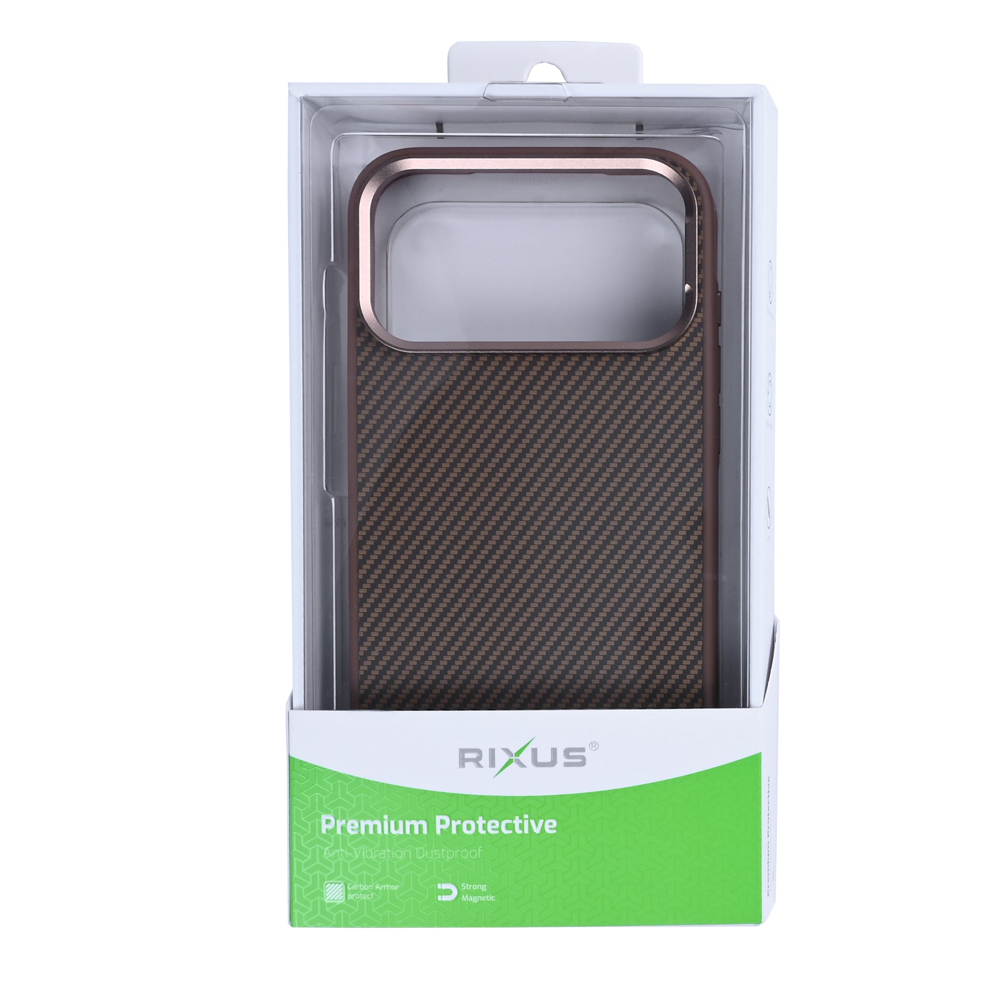 Rixus Mag Carbon With MagSafe For iPhone 17 Pro Max
