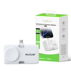 Rixus RXPB13 Mini Click-On 3-in-1 Powerbank