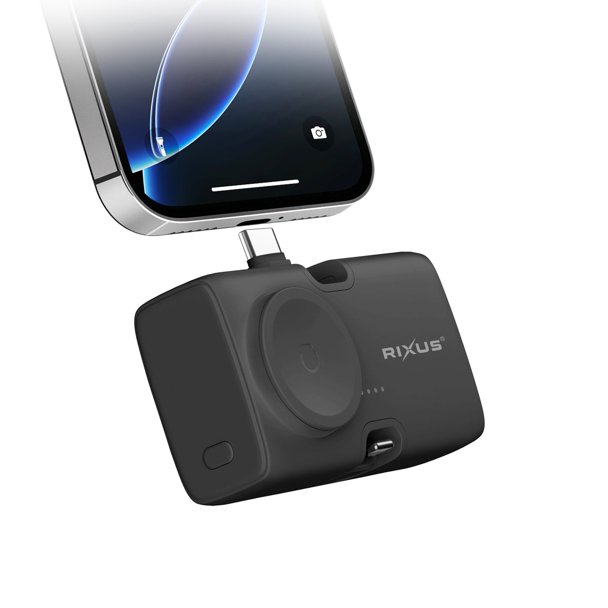 Rixus RXPB13B Mini Click-On 3 In 1 Powerbank