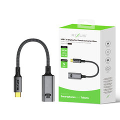 Rixus RXHU18 USB-C auf Display Port Buchse Konverter