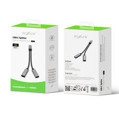 Rixus RXMU71 USB-C Splitter