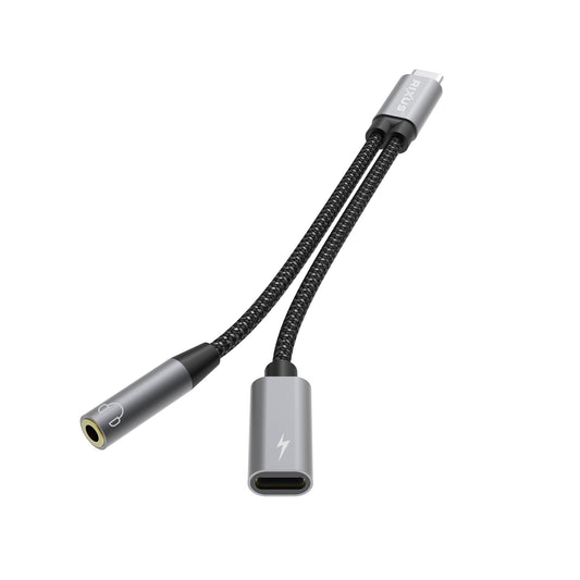 Rixus RXMU72 USB-C To USB-C And 3, Aux Splitter 15cm