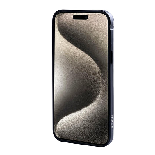 Rixus Crash Guard Case For iPhone 15 Pro Titanium