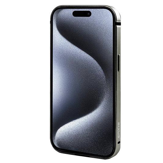 Rixus Crash Guard Case For iPhone 15 Pro Max Natural Titanium