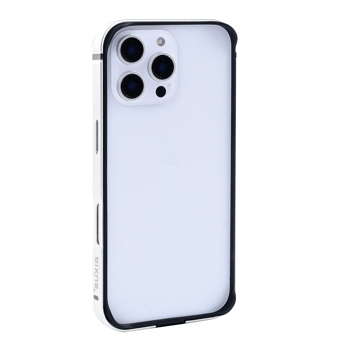 Rixus Crash Guard Case for Apple iPhone 16 Pro White Titanium