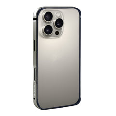 Rixus Crash Guard Case For Apple iPhone 16 Pro Natural Titanium