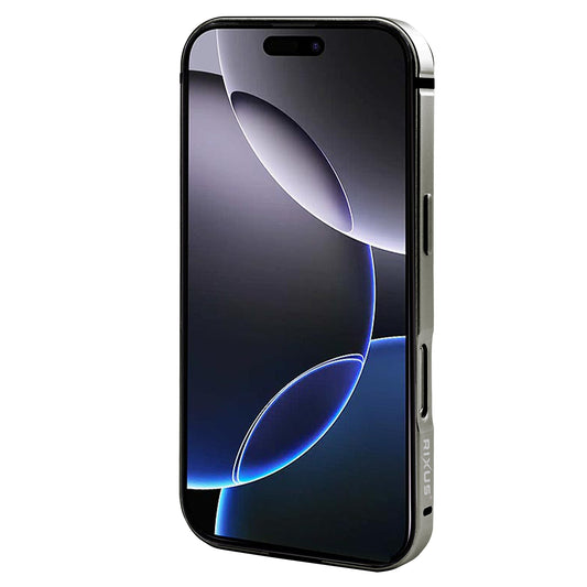 Rixus Crash Guard Case For Apple iPhone 16 Pro Max Natural Titanium