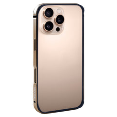 Rixus Crash Guard Case For Apple iPhone 16 Pro Max Desert Titanium