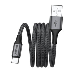 Rixus RXUC66AC Magnetisches Ladekabel USB-A auf USB-C 100cm 15W