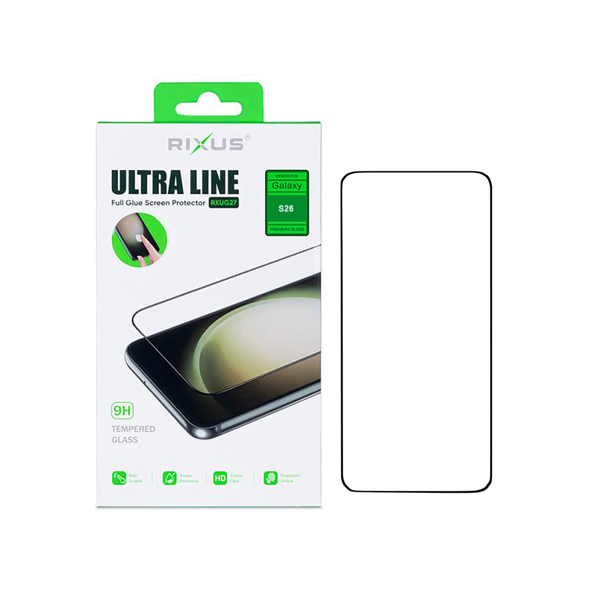 Rixus Clear HD Ultra Line Panzerglas für Samsung Galaxy S26