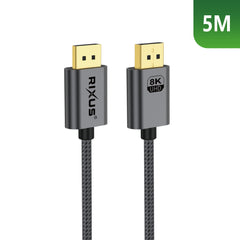 Rixus RXDP15 DisplayPort-Kabel 8K 500cm