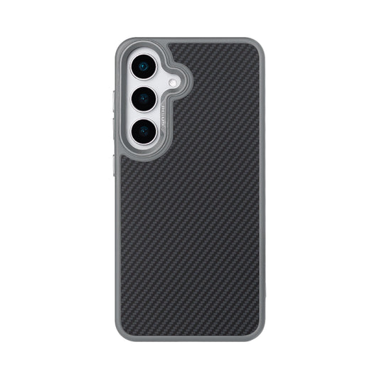 Rixus Mag Carbon With MagSafe Compatible For Samsung Galaxy S26 Titanium Grey
