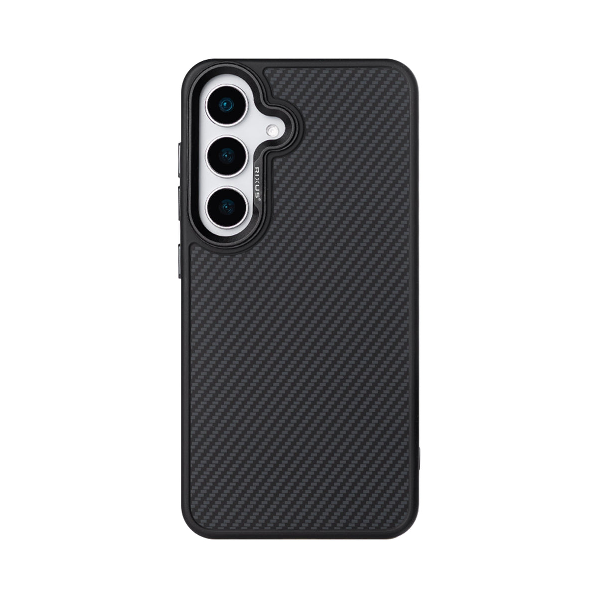 Rixus Mag Carbon mit MagSafe kompatibel für Samsung Galaxy S26 Plus Schwarz
