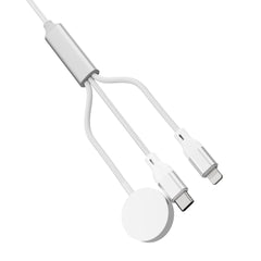 Rixus RXUC33 3-in-1 Uhren- und Handy-Ladekabel 1,2 m 60 W