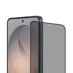 Rixus Privacy Ultra Line Gehärtetes Glas mit Montagehilfe für Samsung Galaxy S24, S25