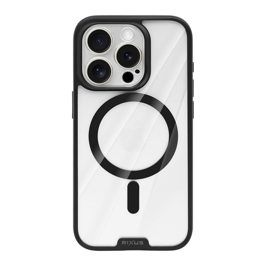 Rixus Crystal Amber Case For Apple iPhone 15 Pro Max