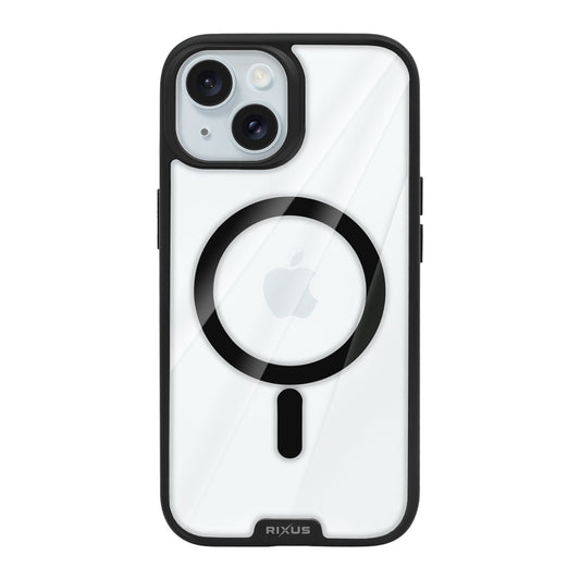 Rixus Crystal Amber Case For Apple iPhone 15