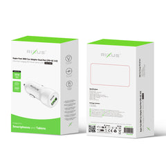 Rixus RXCC16D Schnelles Kfz-Ladegerät Dual Port (PD+QC 3.0) (Thekendisplay 02)