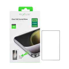 Rixus Clear HD Full Curved Edge Tempered Glass für Samsung Galaxy Z Fold 8